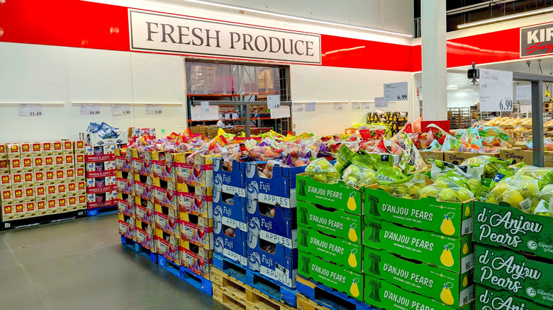Costco fresh produce section