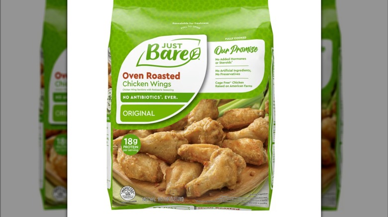 Just Bare oven roasted chicken wings