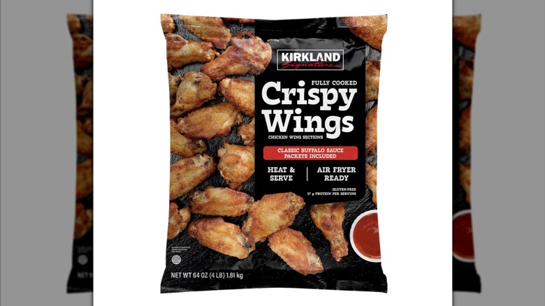 bag of Kirkland crispy wings