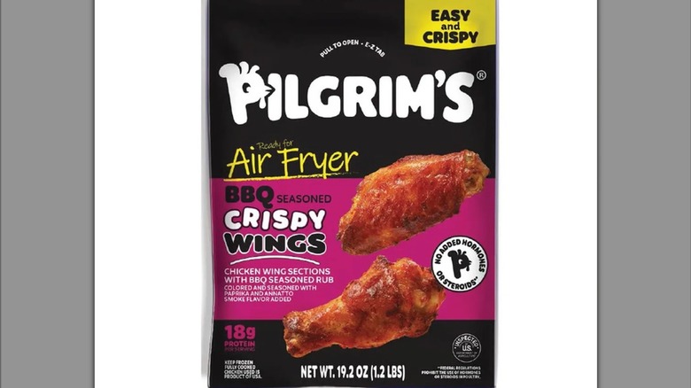 bag of Pilgrim's air fryer chicken wings