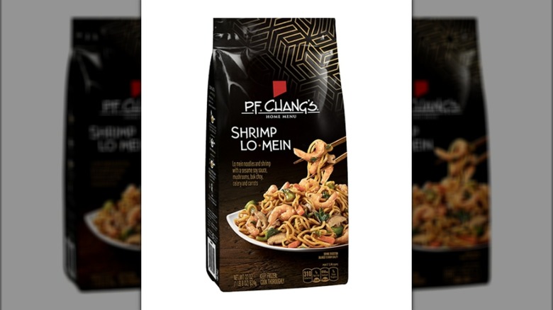 Package of P.F. Chang's Home Menu Shrimp Lo Mein