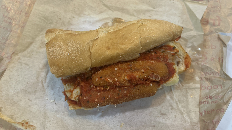 GetGo Parma Mia Chicken Parmesan sub.