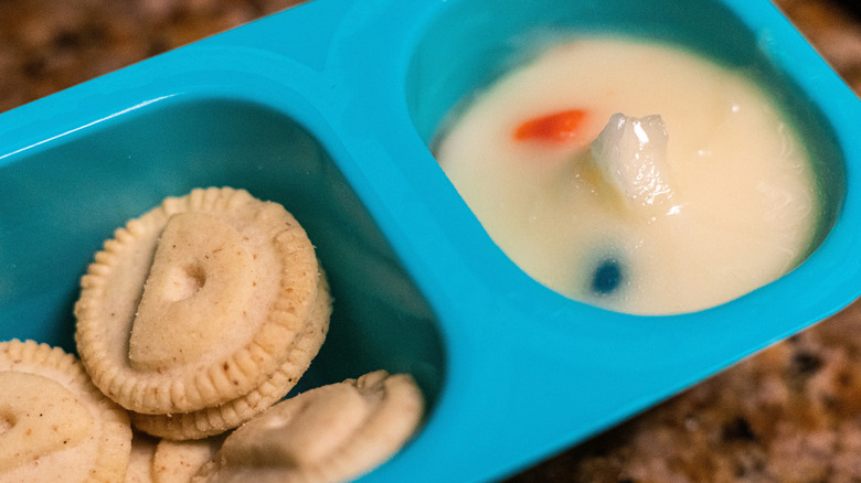 An open packet of Dunakroos