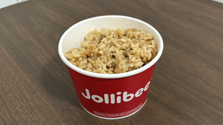 Jollibee large side of adobo rice
