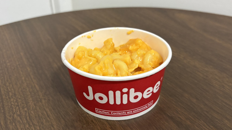 Jollibee side of baked cheddar mac n cheese