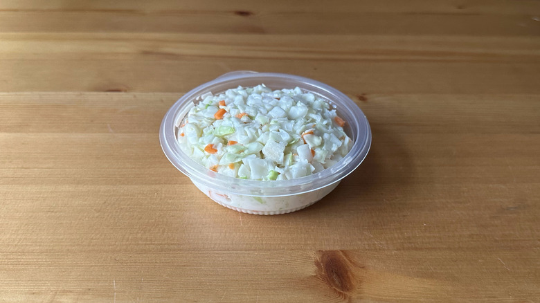 KFC Cole Slaw on wooden table