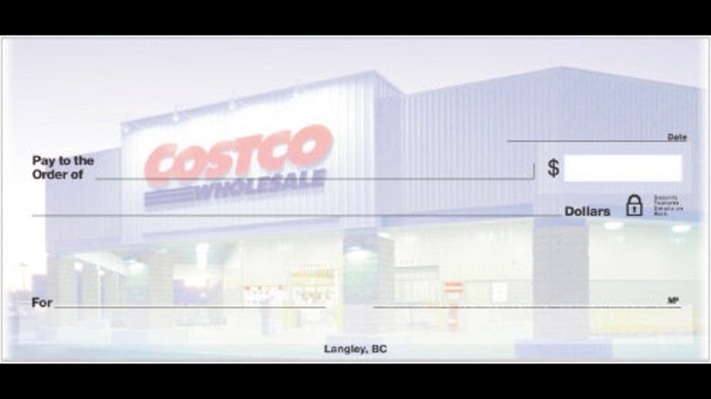Costco warehouse check