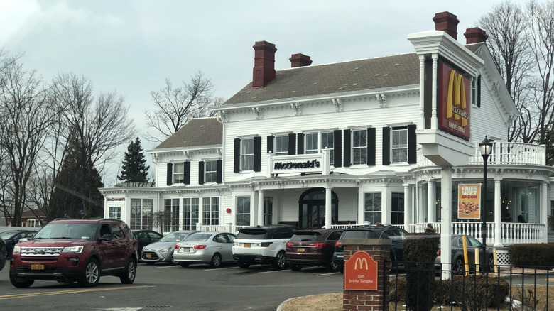 New Hyde Park's black and white McDonald's