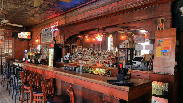 The interior of Pioneer Saloon in Goodsprings, Nevada