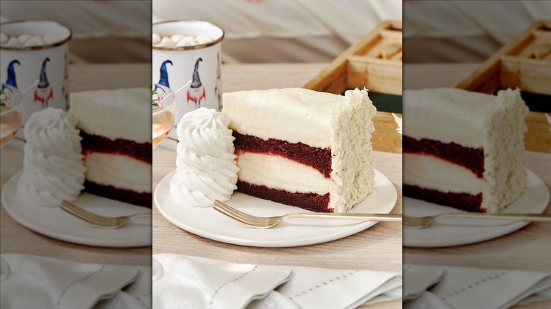 Red velvet cheesecake from The Cheesecake Factory