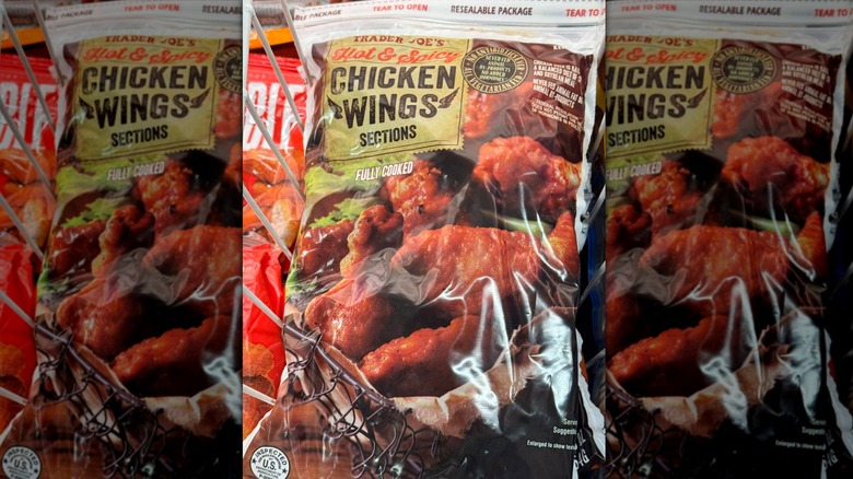 Trader Joe's Hot and Spicy Chicken Wings in store