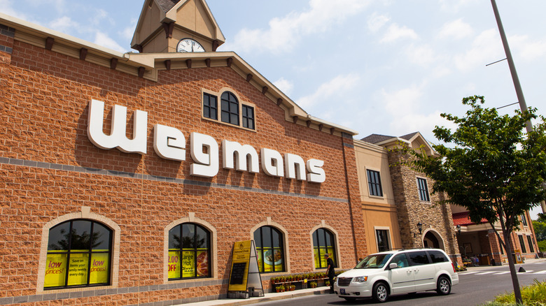 Exterior of Wegmans brick storefront