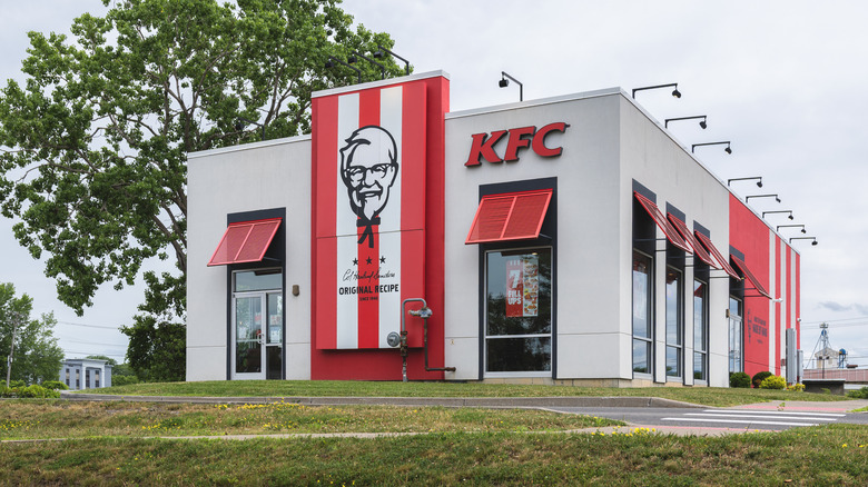 KFC storefront and building in Utica, NY