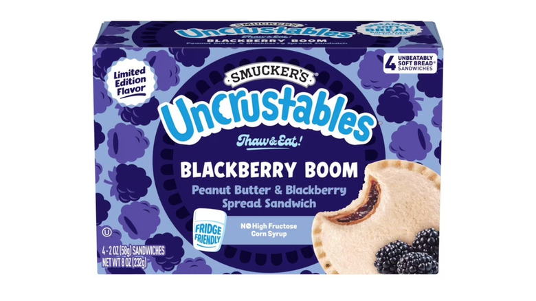Uncrustables blackberry sandwich box