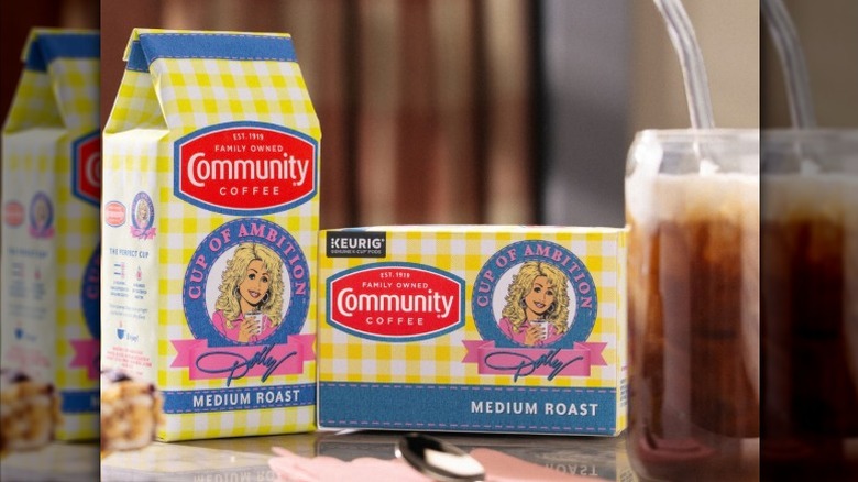 Dolly Parton's Cup of Ambition medium roast coffee and K-Cups