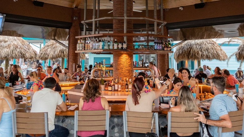 Lucky Fish Beach Bar tiki bar in Dania Beach