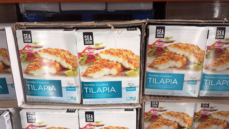 Sea Cuisine Tortilla Crusted Tilapia on Costco shelves