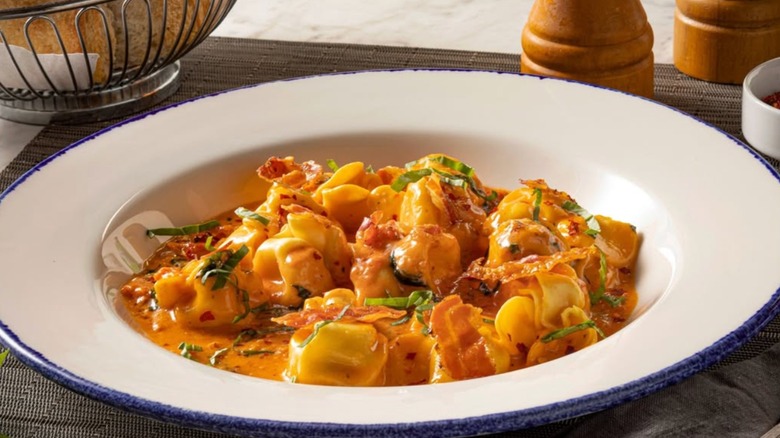 ornate looking Italian pasta dish