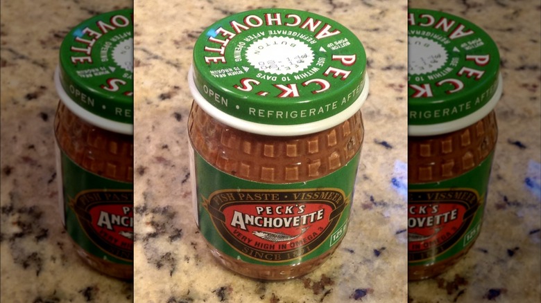 Jar of Peck's Anchovette