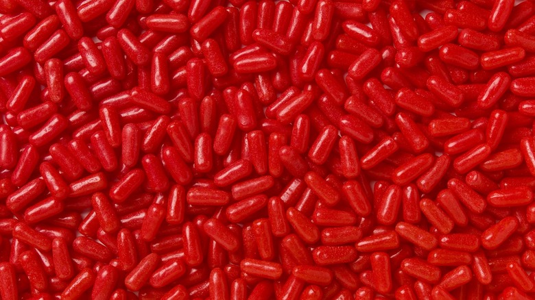 Pile of Hot Tamales candy