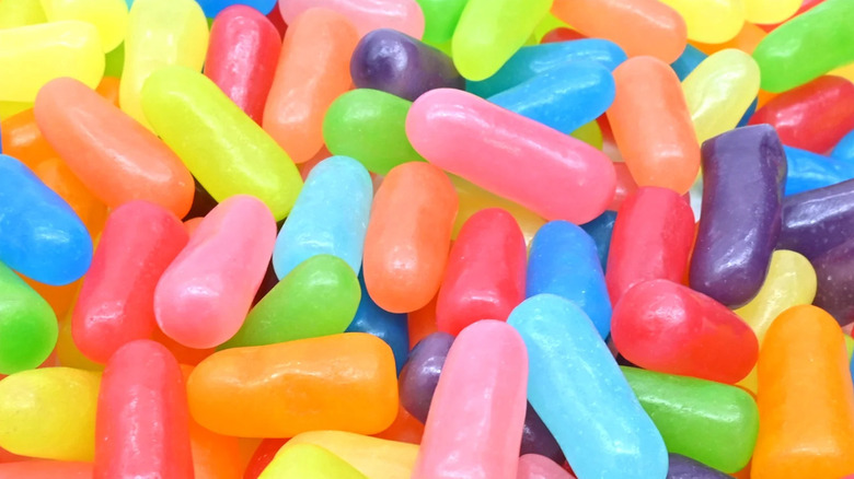 Assorted colors of Mike and Ike candies