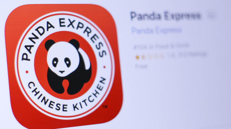 Screen to download the Panda Express app