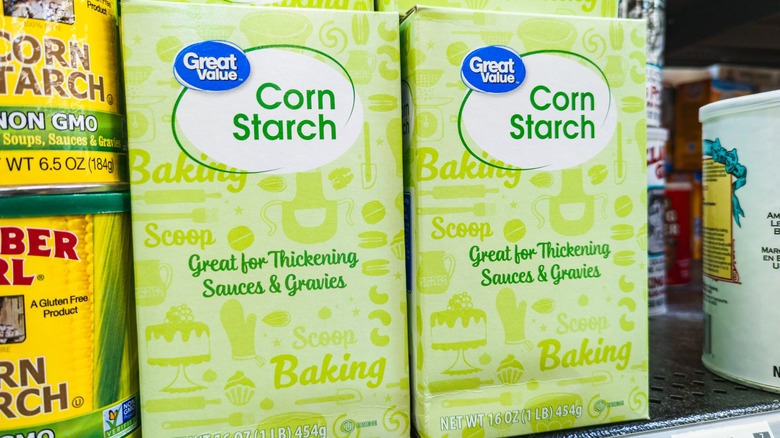 Great Value box of corn starch