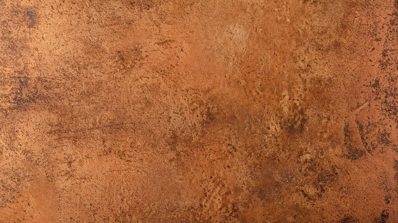 Tarnished copper background