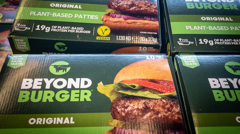 Packages of Beyond Burger