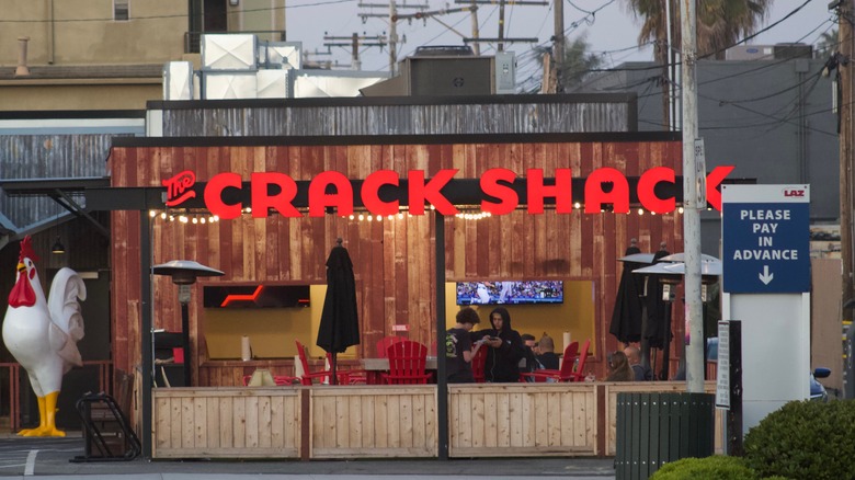 The Crack Shack restaurant exterior
