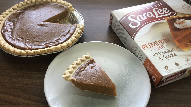 Sara Lee pumpkin pie