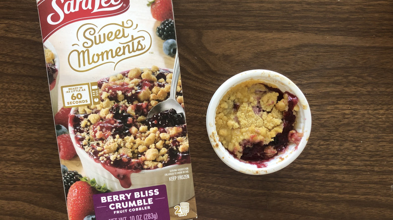 Sara Lee Sweet Moments Berry Bliss Crumble Fruit Cobbler