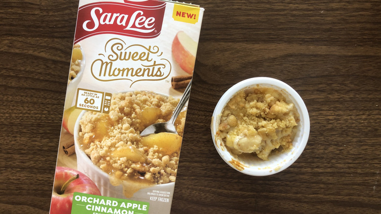 Sara Lee Sweet Moments orchard apple cinnamon fruit cobbler