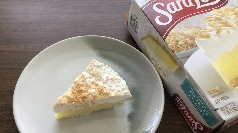 Sara Lee coconut creme pie