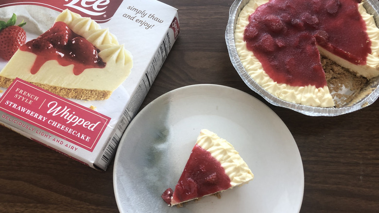 Sara Lee whipped French style strawberry cheesecake