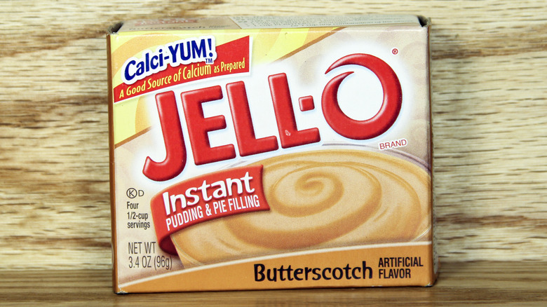 Jello butterscotch instant pudding mix