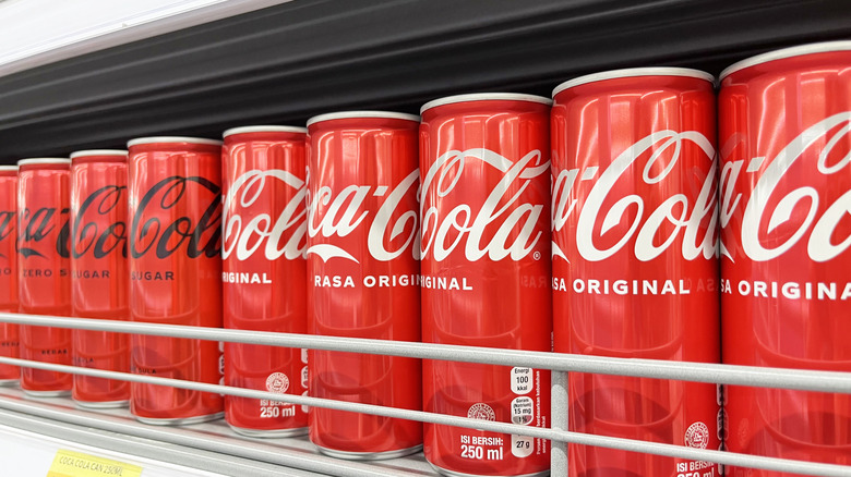 collection of Coca Cola cans