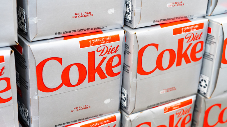 Cases of Diet Coke