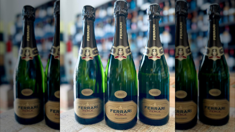 multiple bottles of sparkling wine