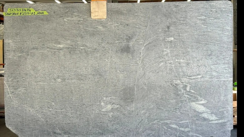 A slab of colonial soapstone