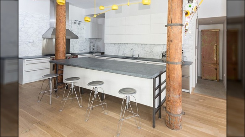 A kitchen with Old Dominion soapstone