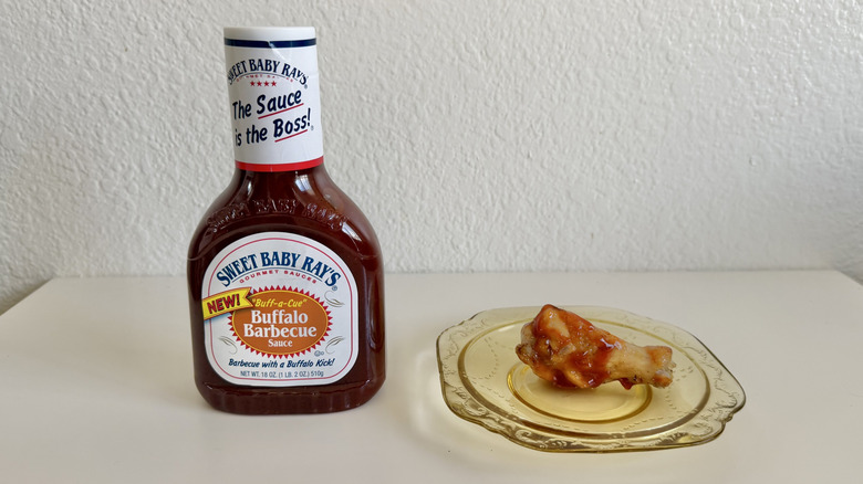 Buffalo Barbecue bottle on a table