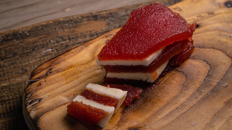 Quince paste and cheese