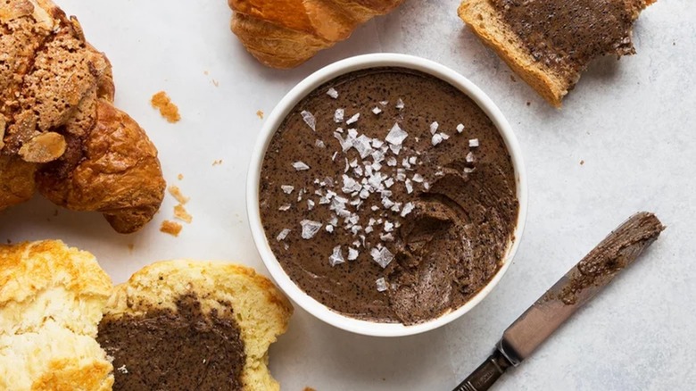 Bowl of coffee butter