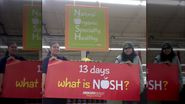 NOSH sign at Grocery Outlet