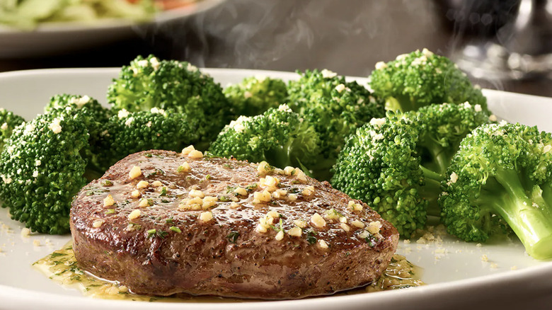 Sirloin from gluten sensitive menu