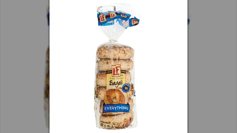 Bag of Aldi's L'oven Fresh Everything Bagels