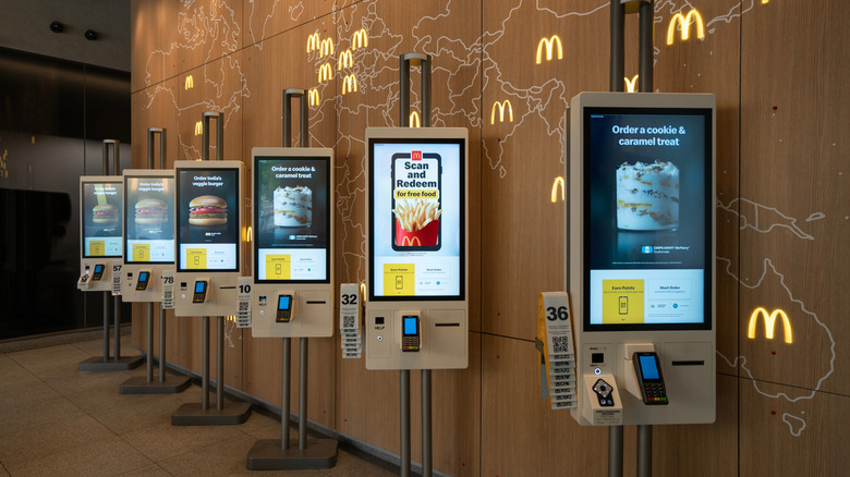 Interior of the McDonald's Global Menu Restaurant