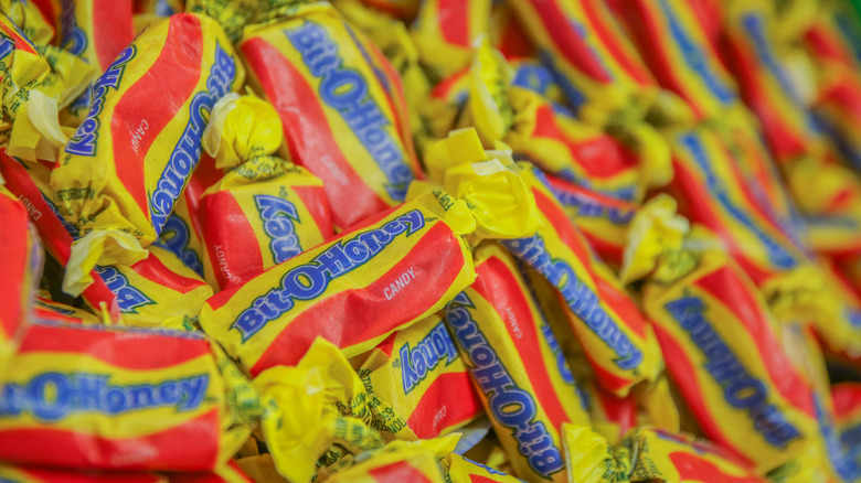 pile of Bit-O-Honey candies