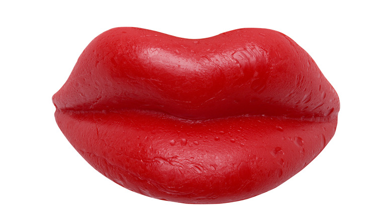red wax lips